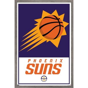 Trends International NBA Phoenix Suns - Logo 21 Framed Wall Poster Prints - 1 of 4