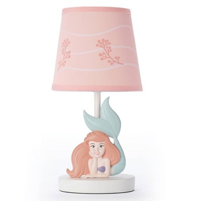 Image of Bedtime Originals Disney's The Little Mermaid Lamp with Shade by Lambs & Ivy(Includes LED Light Bulb)