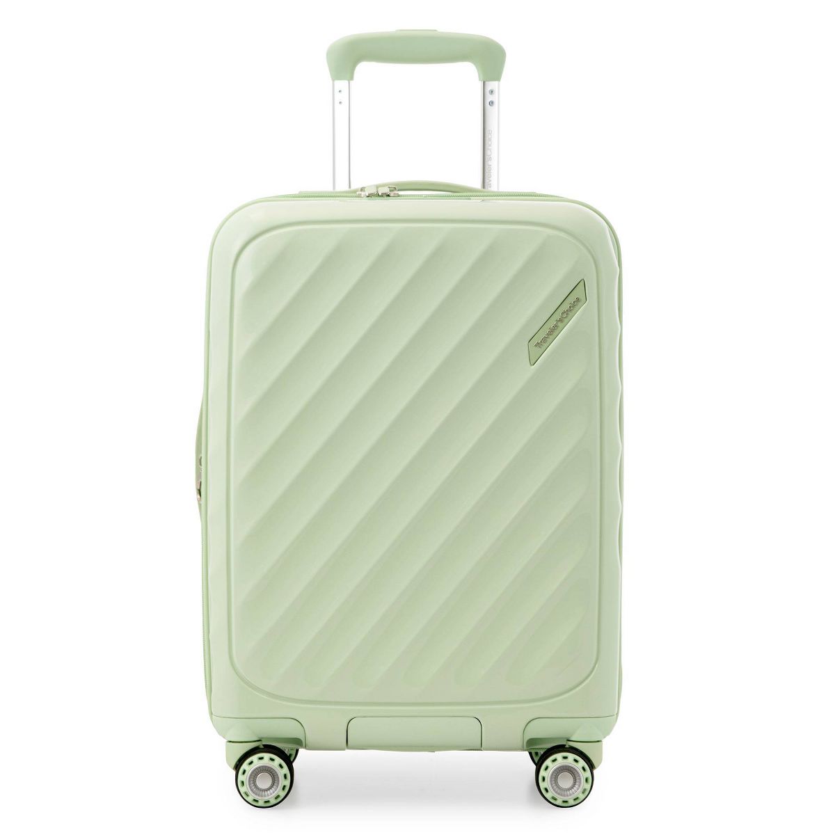 Traveler's Choice Elm 21" Hardside Expandable Spinner Carry On Suitcase - thumbnail 2