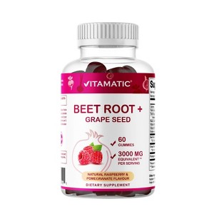 Beet Root 3000mg Equivalent Per Serving - 60 Gummies - 1 of 4