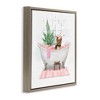 Stupell Industries Chic Yorkie Dog in Bubble Bath, 25" x 25" - 3 of 4