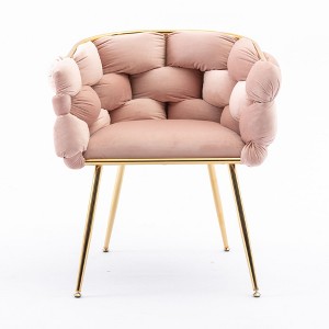 NicBex Velvet Accent Chair Modern Lounge Upholstered Armchair with Metal Legs for Bedroom,Living Room,Office - 1 of 4