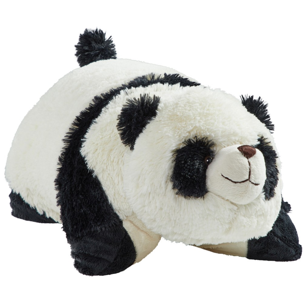 Photos - Pillow Pillow Pets Comfy Panda Small Kids' Plush - : Novelty Indoor Throw , Polyester, Spot Clean, 18" 