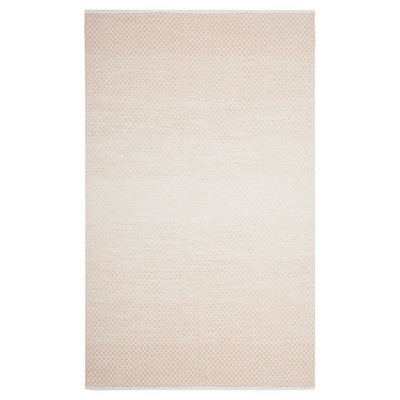 Beige/Ivory Geometric Flatweave Woven Area Rug 4'X6' - Safavieh