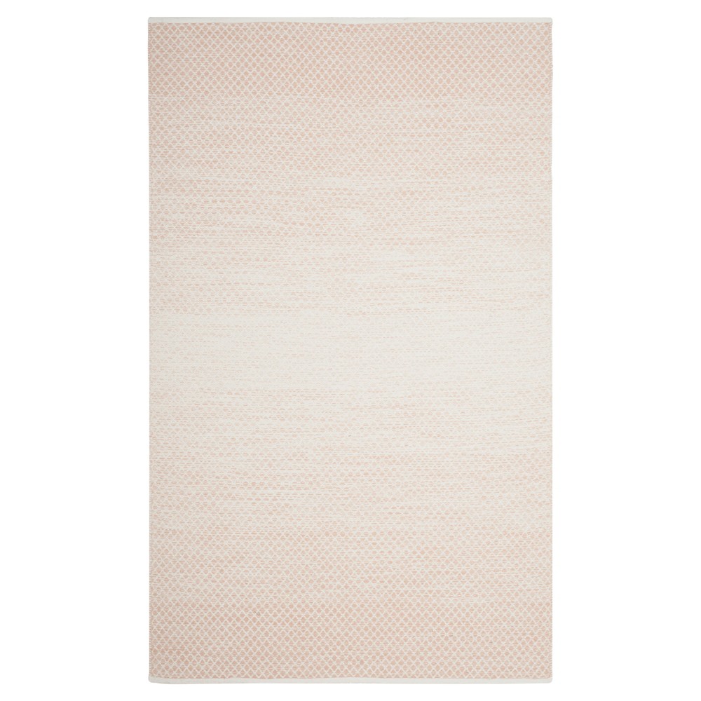 Beige/Ivory Geometric Flatweave Woven Area Rug 5'x8' - Safavieh