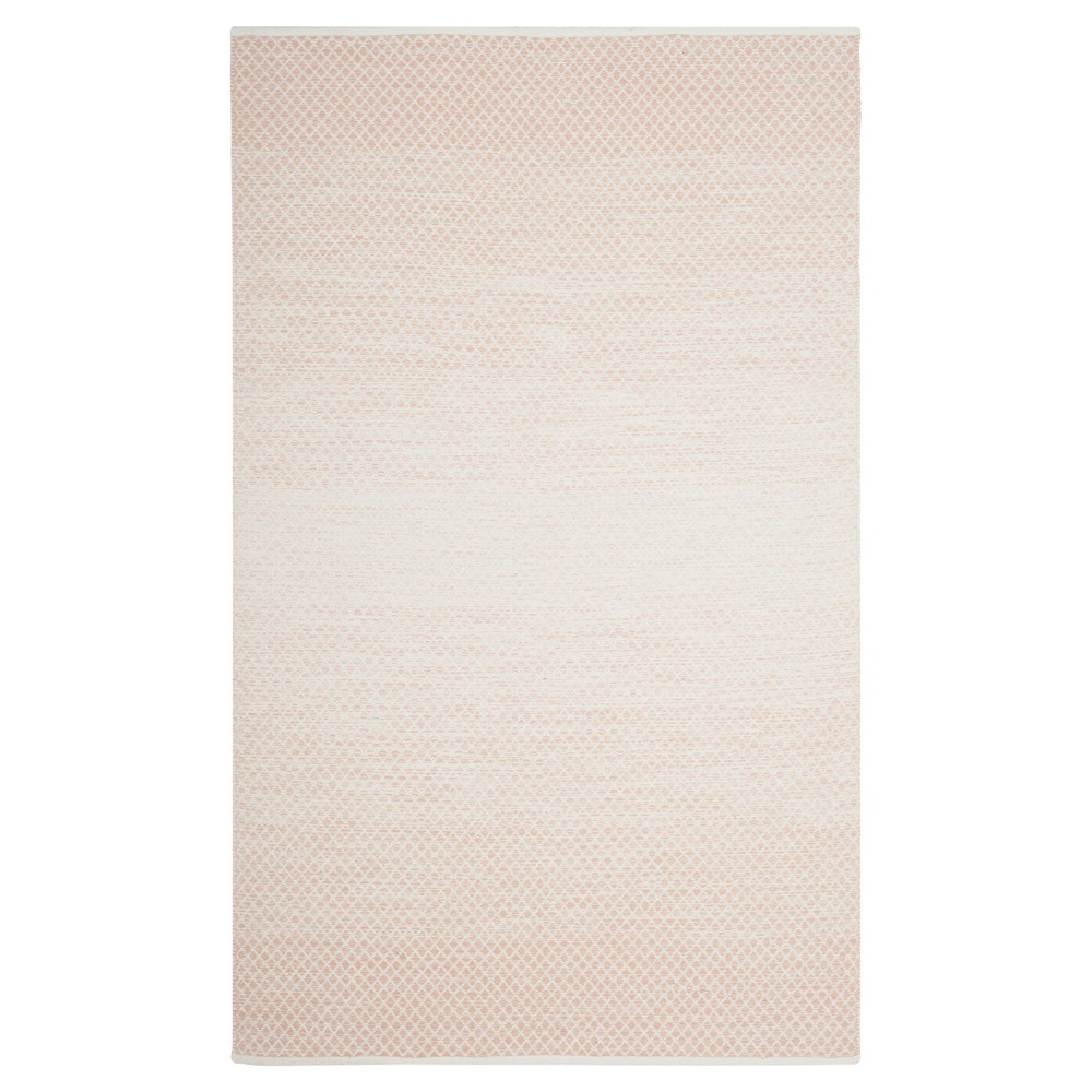 Beige/Ivory Geometric Flatweave Woven Area Rug 5'x8' - Safavieh