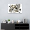24" x 36" Abstract 1 by Dan Houston Canvas Art Print Black/Gold - Masterpiece Art Gallery: Modern Unframed Horizontal Canvas - 3 of 4
