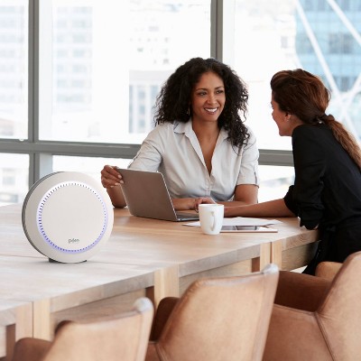 White Compact HEPA Air Purifier with Odor Absorbing Filter