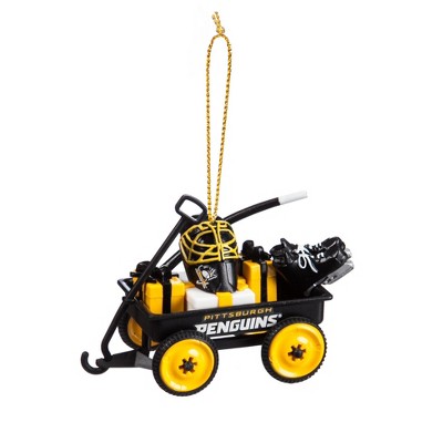 Evergreen Team Sports America Pittsburgh Penguins Team Wagon Ornament