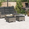 vidaXL Garden Stool Grey, Dark Grey - 2 of 4