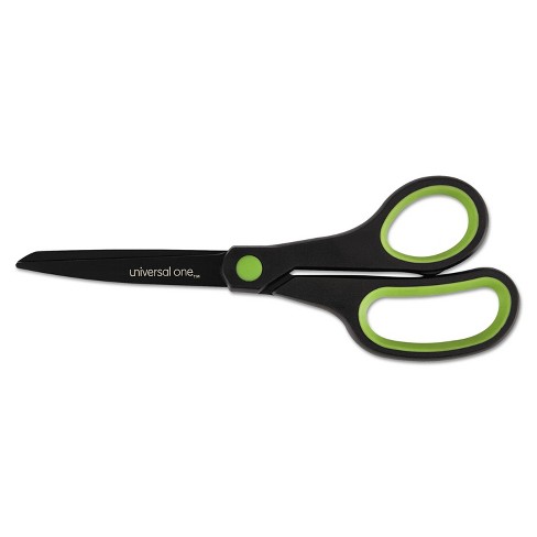 Universal Industrial Scissors 8 Length Straight Carbon Coated Blades  Black/gray 92021 : Target