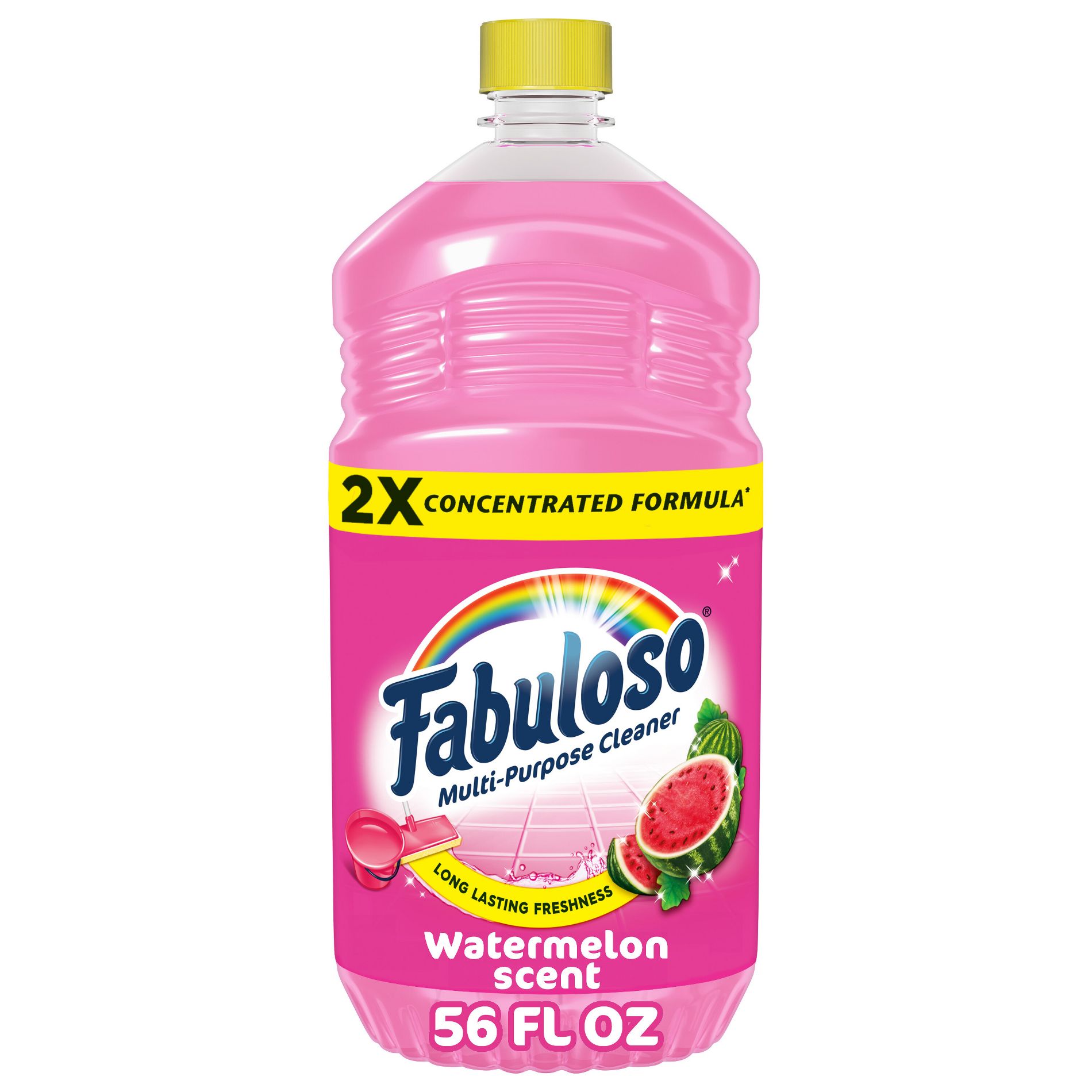 Fabuloso Watermelon Multi-Purpose Cleaner 2X Concentrated Formula Floor Cleaner - 56oz