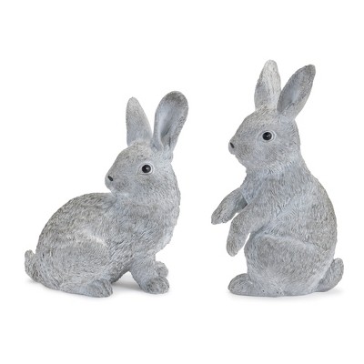 Melrose Stone Bunny Figurine (Set of 2)