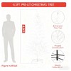 COZONY Artificial Slim Christmas Tree with Stand - 2 of 4