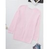 Clearlove Girls' Long Sleeve Chunky Knit Cardigan Front Open Thick Oversized Cozy Sweater Jacket - 3 of 4