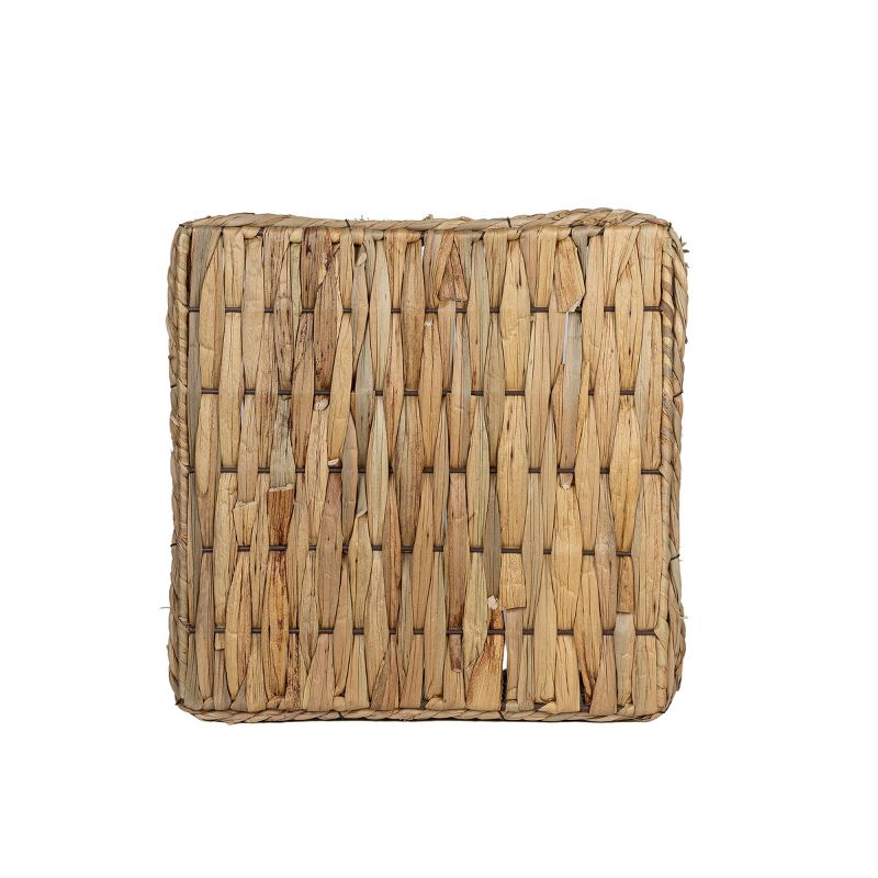 Brown Woven Seagrass & Metal Tray by Foreside Home & Garden, 3 of 8