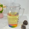 Gulches 2.5 Quarts Rainbow Design Unbreakable Plastic Water Pitcher with Lid - BPA Free, Ideal for Drinks & Juices, with Spout - 3 of 4