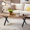 Square Tube Table Legs -  Replacement Legs for Coffee Table, Sturdy and Durable, Perfect for Dining Tables - 4 of 4