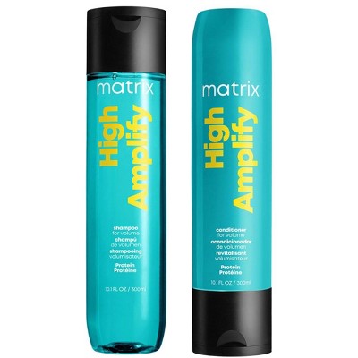 Matrix High Amplify Shampoo & High Amplify Conditioner (10 oz DUO KIT SET) | Lightweight Hair Volume | Volumizing for Fine Hair
