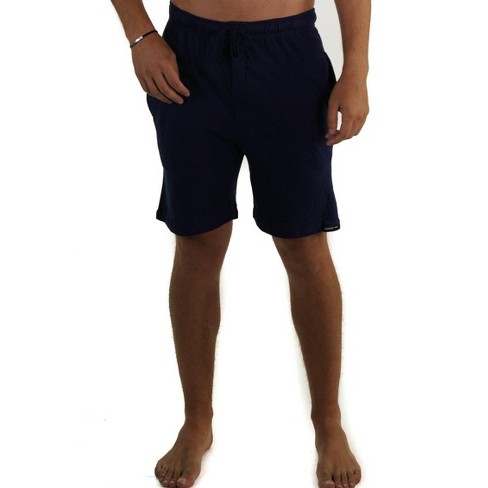 Members Only Men's Shorts - Jersey Sleep Wear, 100% Cotton Relaxed  Comfortable Fit Pajama Bottom, Navy XL