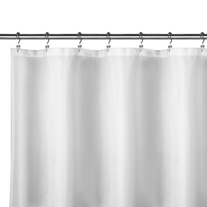 LiBa Cloth Fabric Shower Curtain, Heavy Duty Waterproof, 1 of 7