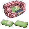 Touchdog Lazy-Bones Rabbit-Spotted Designer Couch Dog Bed - 2 of 2