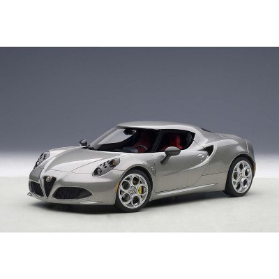 Alfa Romeo 4C Metallic Grey 1/18 Model Car by Autoart