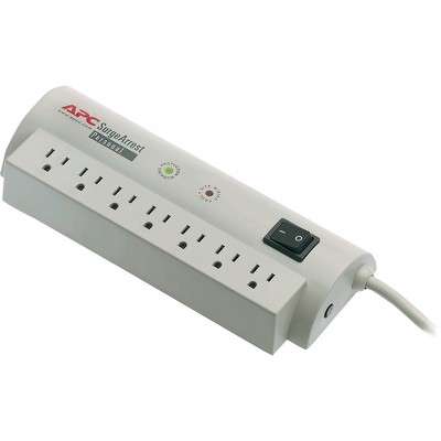 APC by Schneider Electric SurgeArrest Personal 7 Outlet w/Tel 120V - 7 x NEMA 5-15R - 840 J - 120 V AC Input