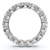 Pompeii3 1 3/4Ct Single Prong Diamond Eternity Ring 14k Gold or Platinum Lab Created - 2 of 3