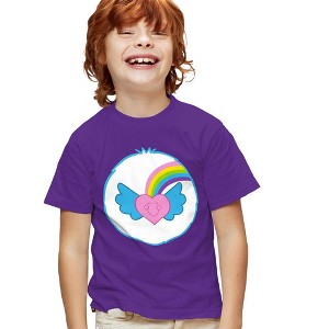 Boys' Short Sleeve Care Bears Dream Bright Belly T-Shirt - 1 of 4
