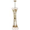 Kichler Lighting Armstrong 10 - Light Chandelier in  Natural Brass - 4 of 4