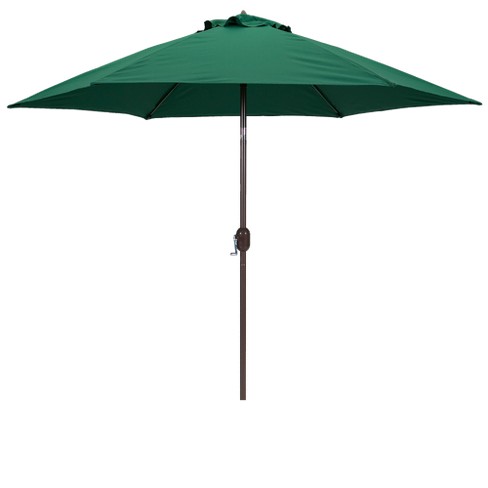 9' Round Crank Patio Umbrella - Green : Target