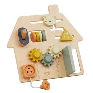 Wonder & Wise Wooden On-the-Go Travel Busy Board - 1 of 4