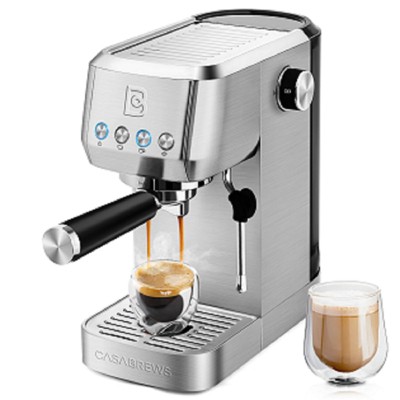 CASABREWS 20 Bar Espresso Machine with Space Saving Design