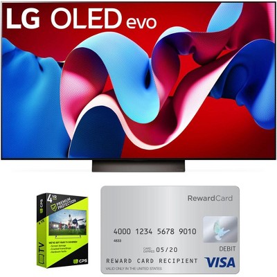 LG 65" Class OLED evo C4 Series Smart TV 4K 2024 + 4 Yr Warranty +$50 Gift Card
