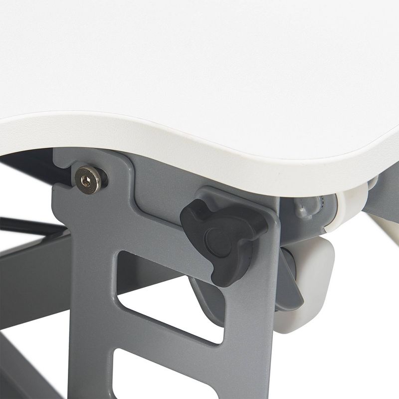 Large Ergo Height Adjustable Standing Desk Converter - True Seating, 4 of 9