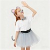 Joyfy Halloween Costume Accessory Mouse Costume Set, Animal Ears Headband Tail Costume Accessory for Kids Adult Halloween Animal Costume - 3 of 4