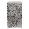 Marble Accent Table - Modern Contemporary Pedestal Design with Sleek Geometric Lines and Decorative Minimalist Aesthetic for Trend-Forward Interiors - 3 of 4