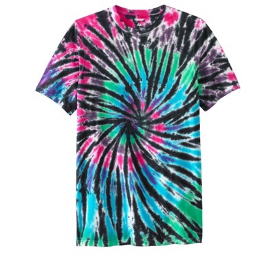 KingSize Men's Big & Tall Lightweight Longer-Length Tie-Dye Crewneck Tee