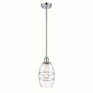 Vaz - 1 Light Stem Hung Mini Pendant In Industrial Style-8.13 Inches Tall and 5.88 Inches Wide - 1 of 1
