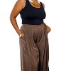Women's Wo's Pleated Pants - Mulla - 2 of 2