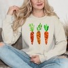 Simply Sage Market Women's Graphic Sweatshirt Sequins Carrots  - L - Dust - 2 of 3