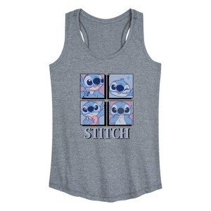 Women's - Disney - Lilo & Stitch Graphic Racerback Tank - 1 of 4