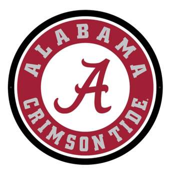 Evergreen Ultra-Thin Edgelight LED Wall Decor, Round, University of Alabama- 23 x 23 Inches Made In USA