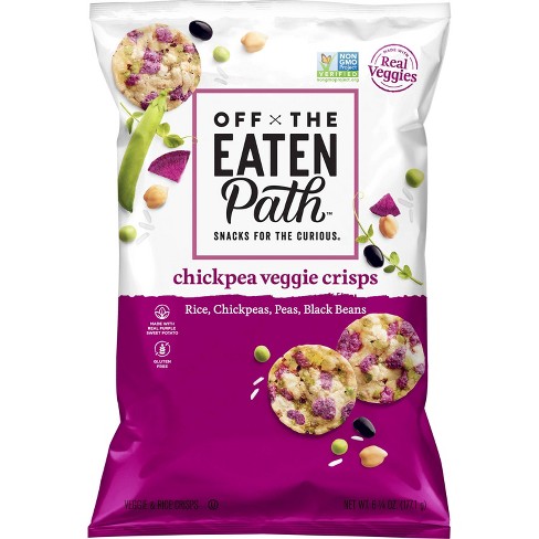 off the eaten path chickpea veggie crisps