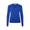 Style Republic 100% Pure Cashmere V-Neck Women's Sweater - Royal Blue - 2 of 2