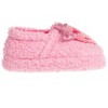 Kensie Toddler Girl's Fuzzy Faux Shearling Slippers, Kid's Cute Stuff with Cute Patch - Toddler Girl's Slipper Shoes - 2 of 4