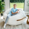 Big Joe Bean Bag Chair with Removeable Cover, Foam Filled, Multiple Sizes and Fabrics, All Ages - 3 of 4