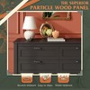 6-Drawer Dresser, Large Storage Cabinet for Bedroom, Living Room, Entryway, Retro Wood Chest of Drawers with Metal Handles & Anti-Tip Design, 54-Inch - 4 of 4