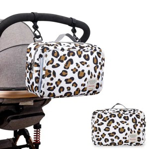 Waterproof baby print stroller bag storage hanging bag diaper bag mother and baby mommy bag - 1 of 4
